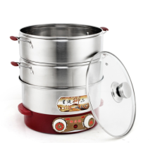 hign quality stainless steel steamer and cooking pots 2 layer food steamer pot